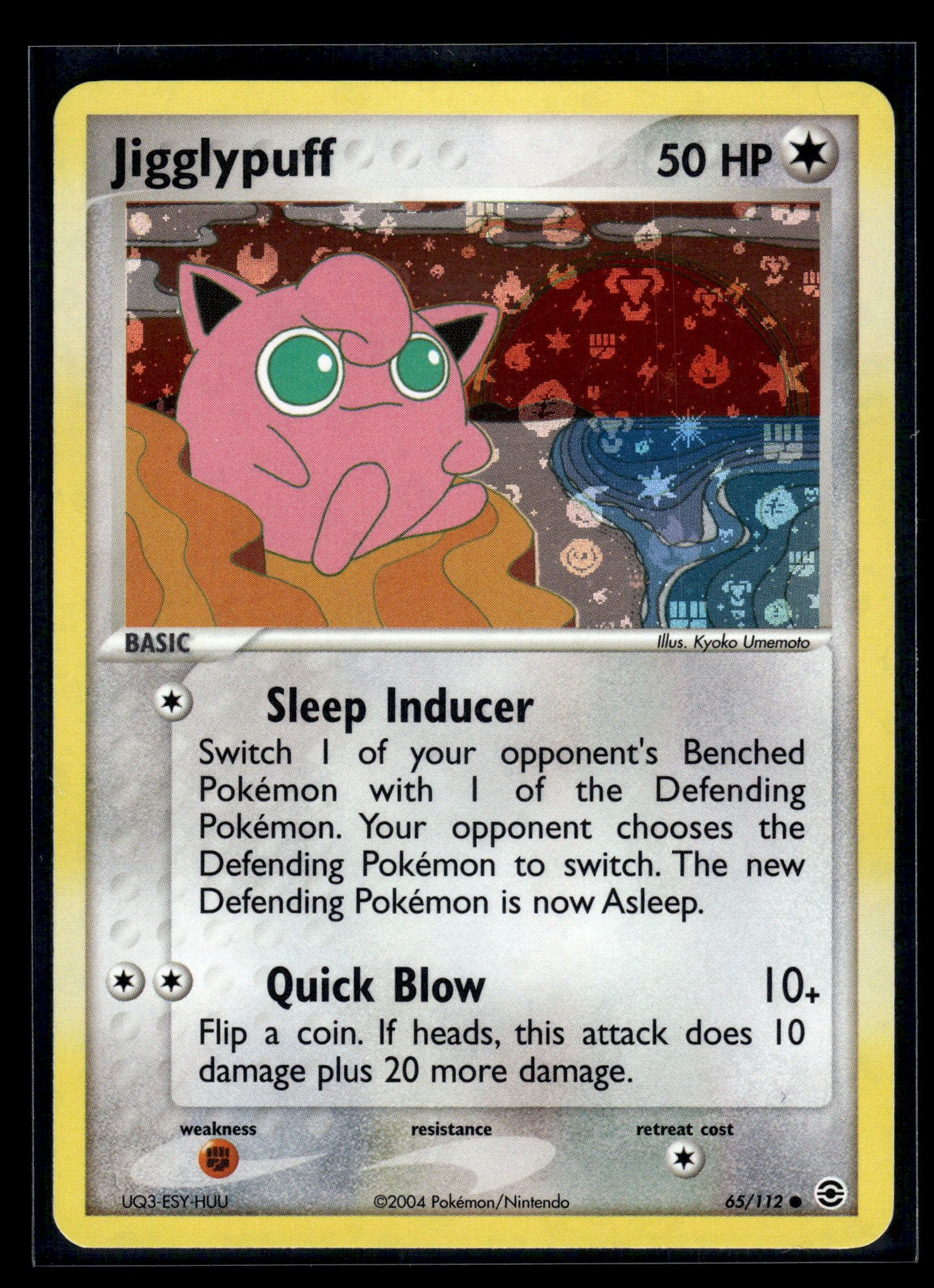 Jigglypuff #65/112 Reverse Holo FireRed & LeafGreen LP