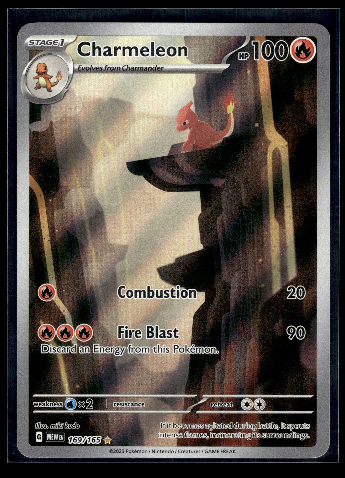 Charmeleon #169/165 Scarlet & Violet 151 VLP