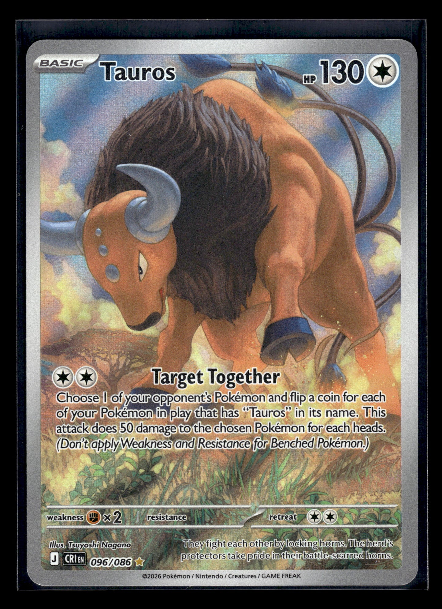 Tauros #096/086 Chaos Rising NM