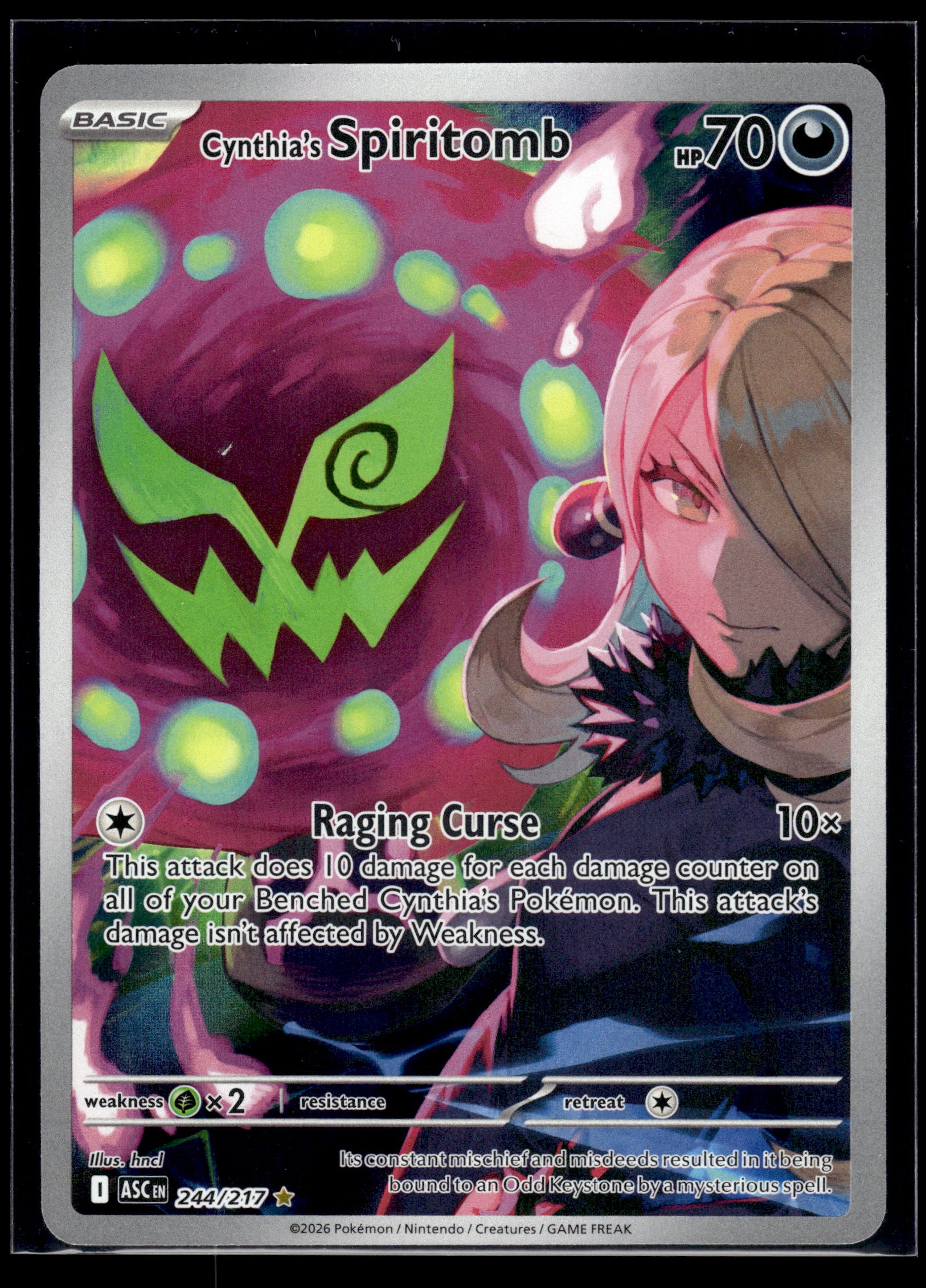 Cynthia's Spiritomb #244/217 Ascended Heroes NM
