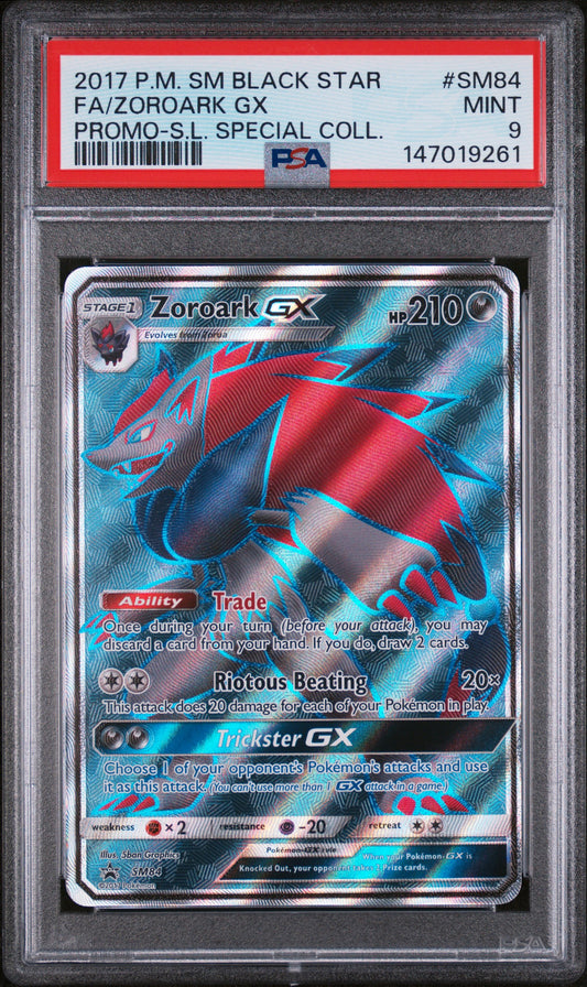PSA 9 Zoroark GX #SM84 SM Promo