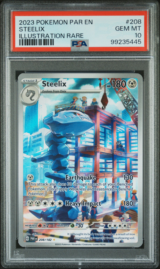 PSA 10 Steelix #208 Paradox Rift