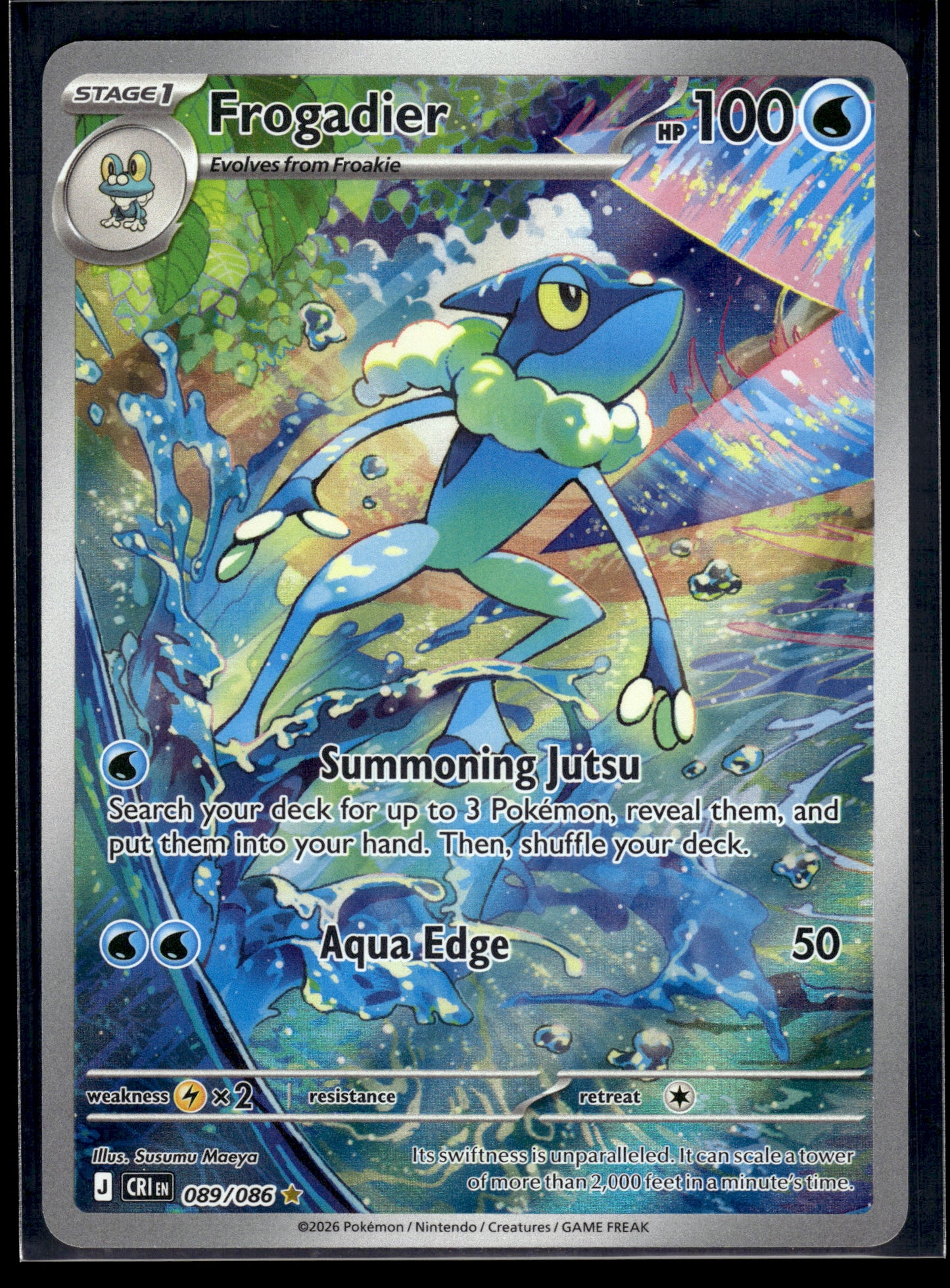 Frogadier #089/086 Chaos Rising NM