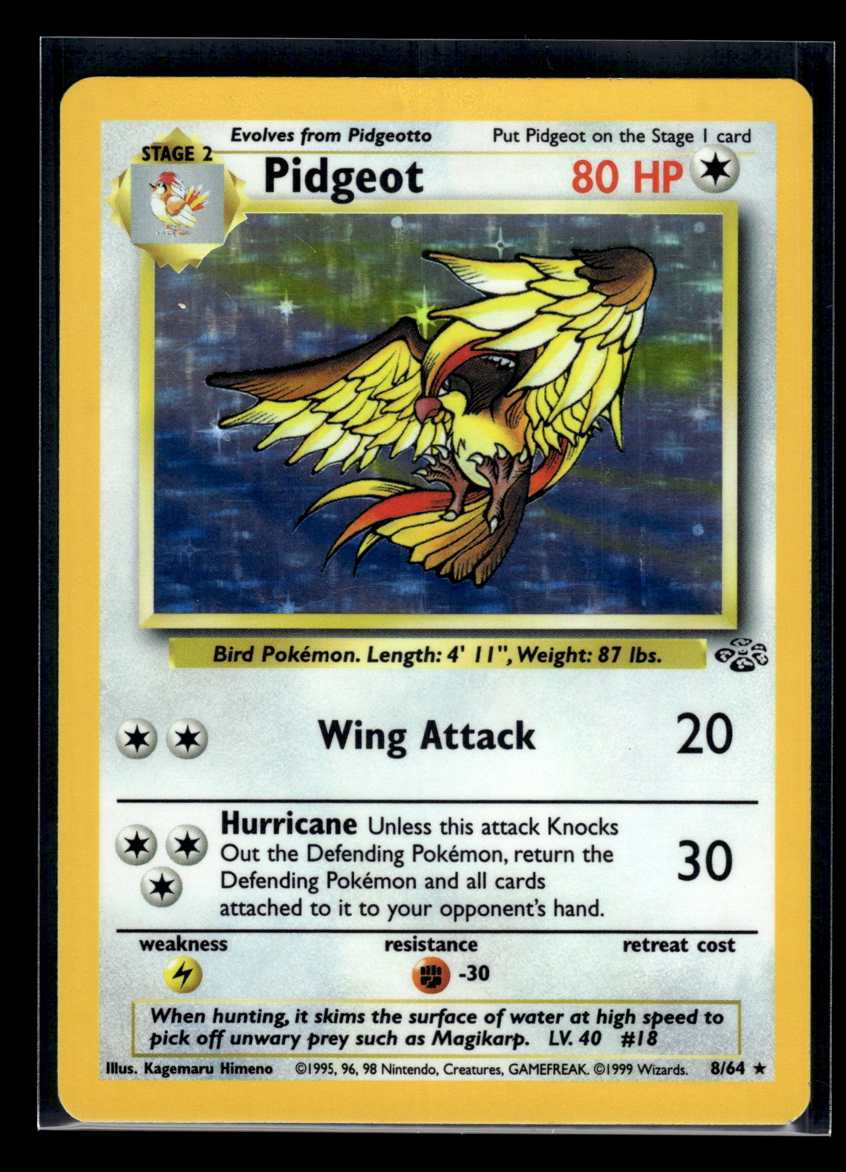 Pidgeot #08/64 Jungle LP