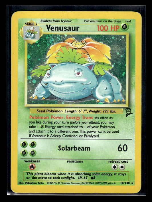 Venusaur #018/130 Base Set 2 HP