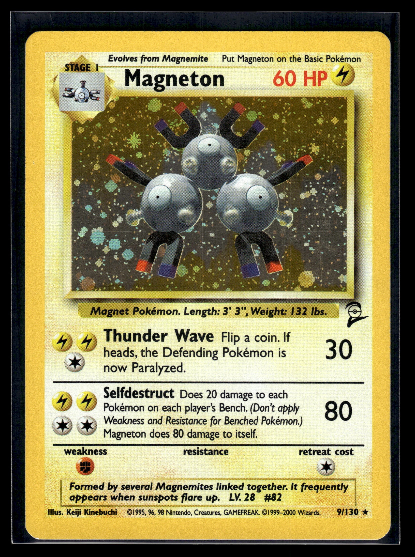 Magneton #009/130 Base Set 2 LP