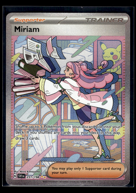 Miriam #251/198 Scarlet & Violet Base Set LP