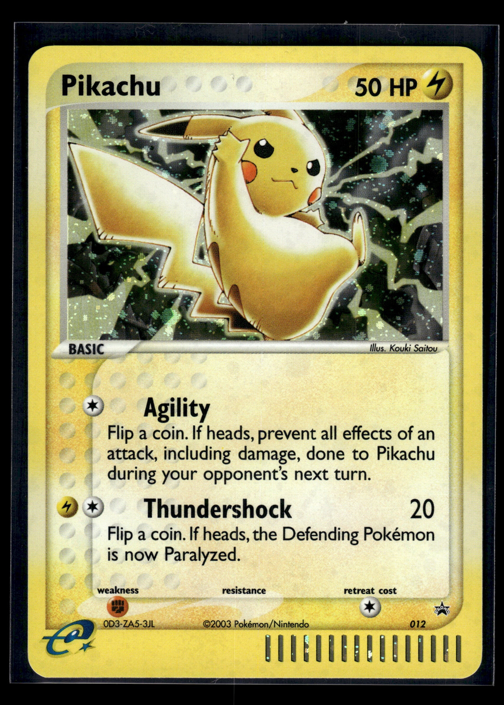 Pikachu #012 Nintendo Promos LP