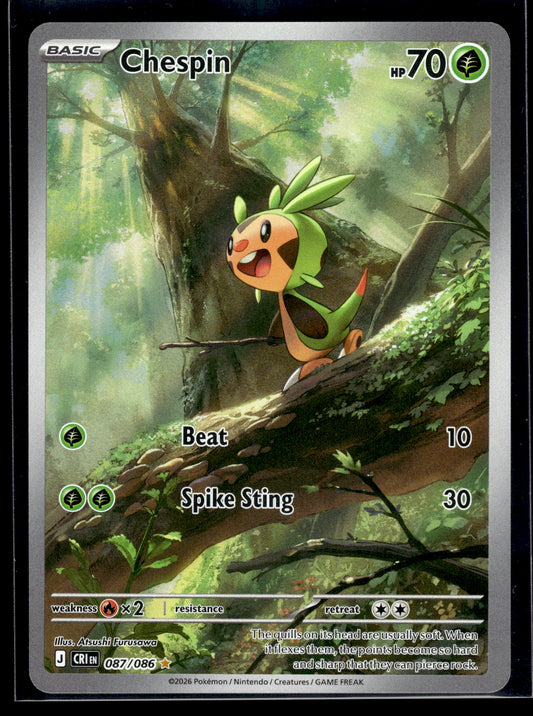 Chespin #087/086 Chaos Rising VLP