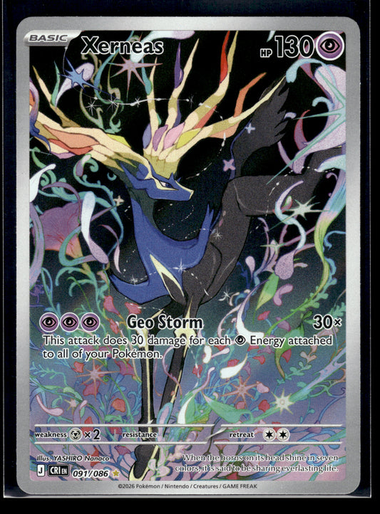Xerneas #091/086 Chaos Rising NM