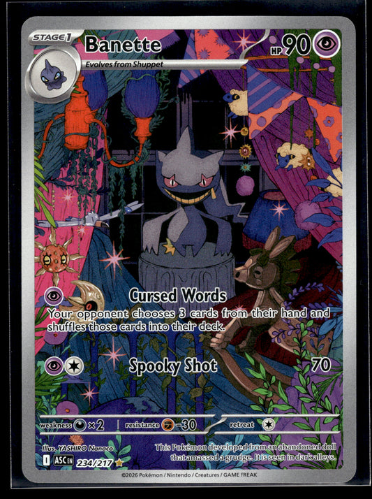 Banette #234/217 Ascended Heroes NM