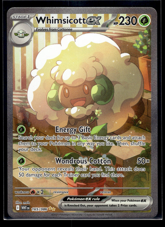 Whimsicott ex #165/086 White Flare NM