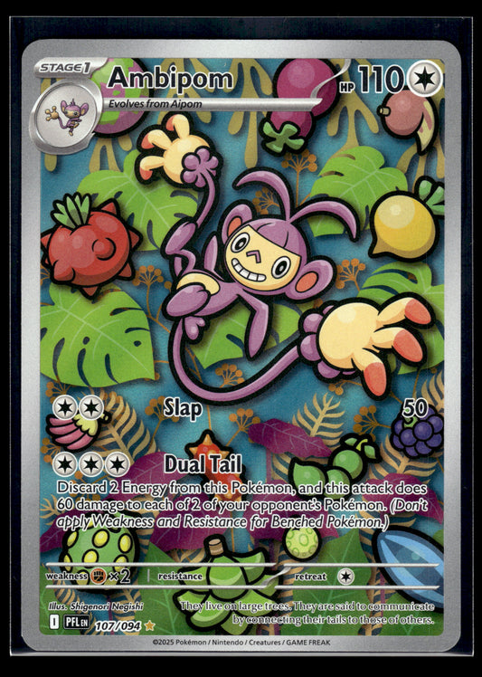 Ambipom #107/094 Phantasmal Flames VLP