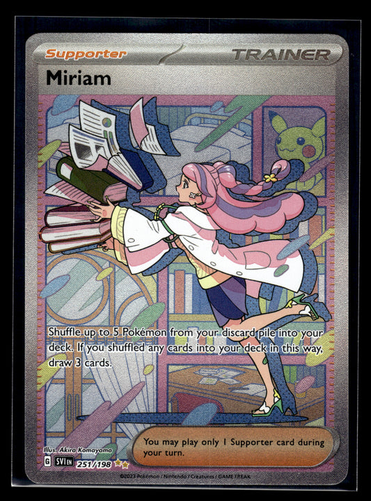 Miriam #251/198 Scarlet & Violet Base Set LP