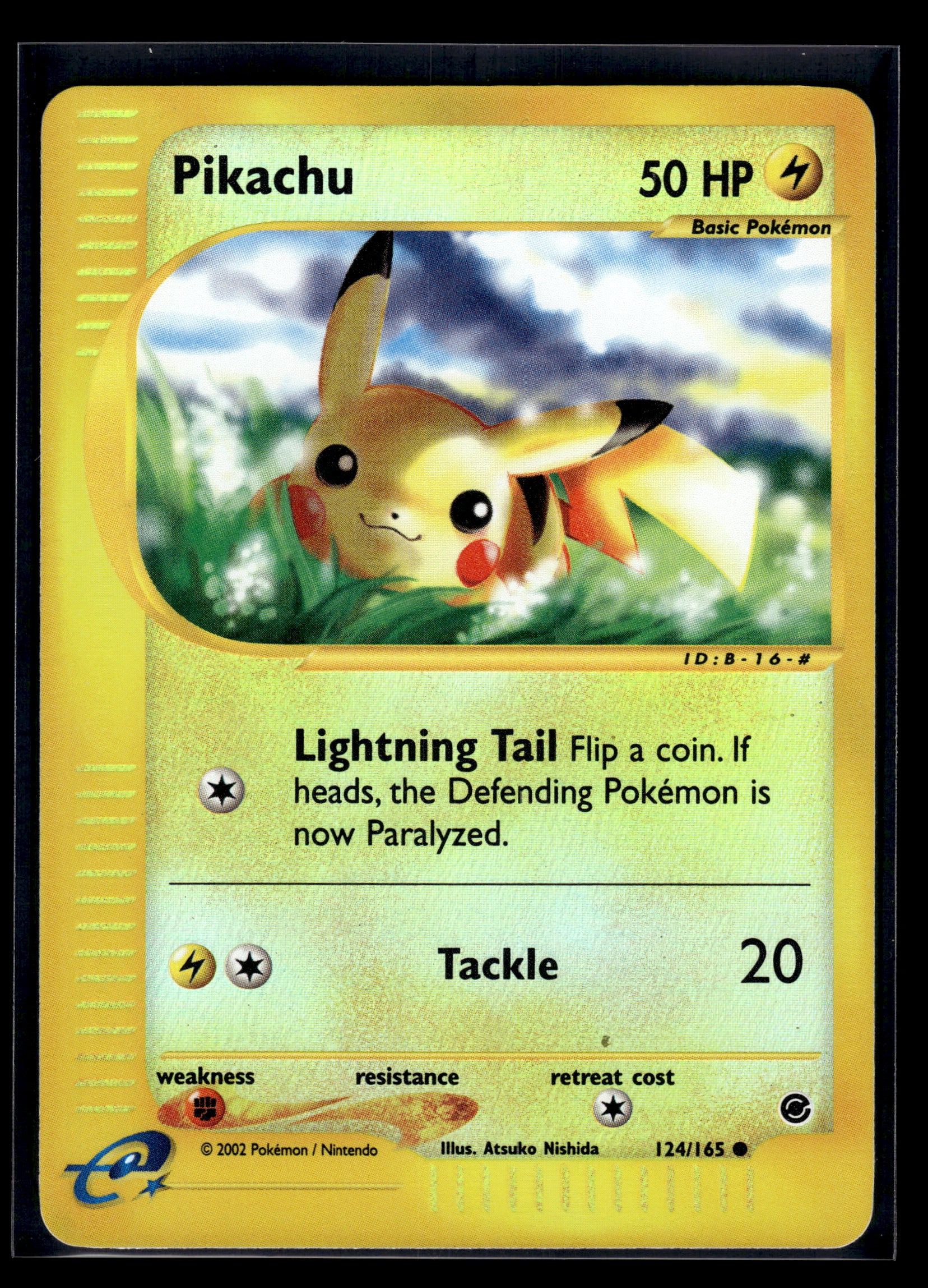 Pikachu #124/165 Reverse Holo Expedition LP