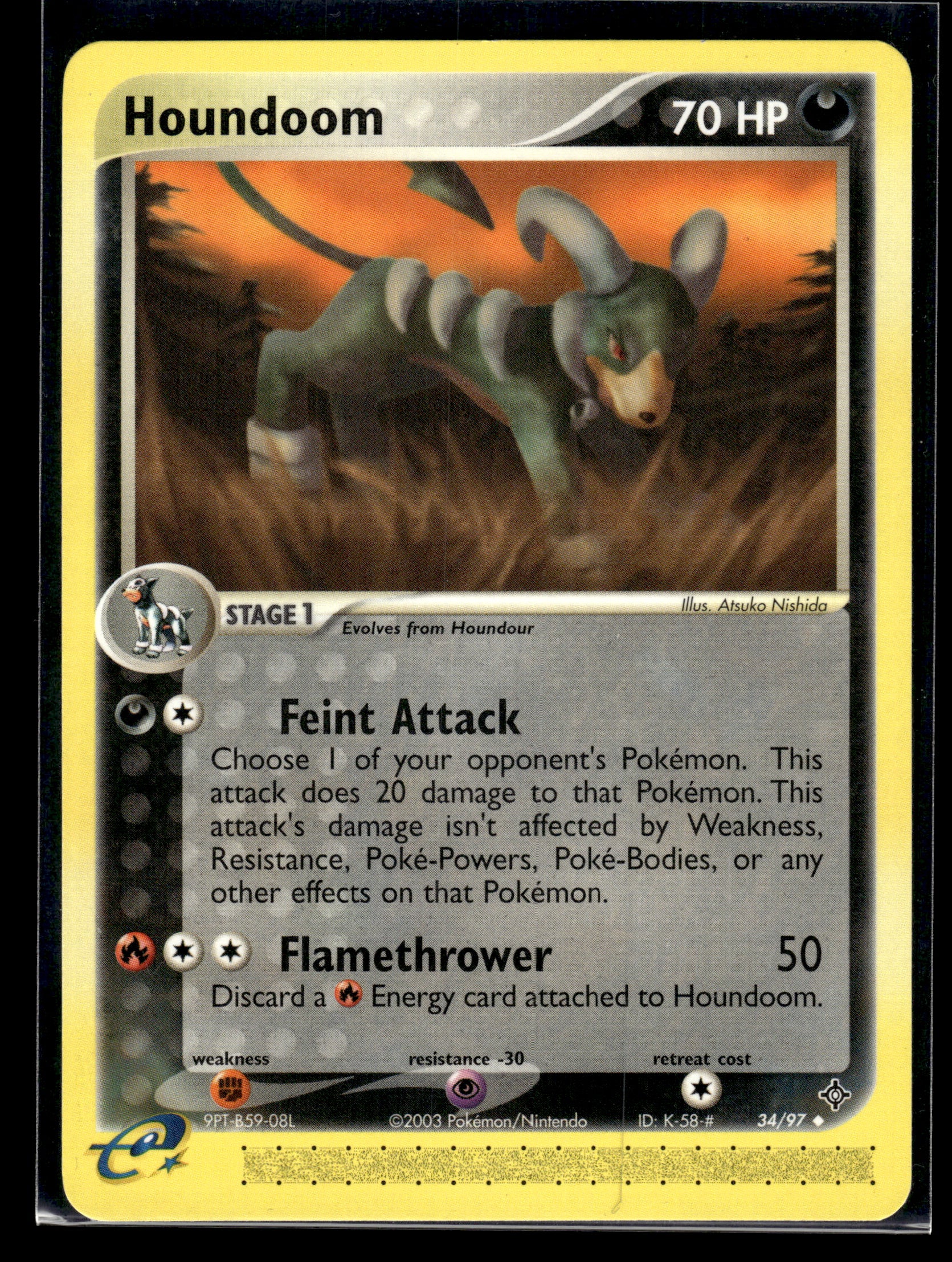 Houndoom #34/97 Dragon LP