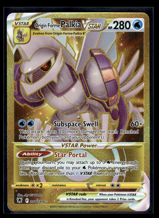 Origin Forme Palkia VSTAR #208/189 Astral Radiance VLP
