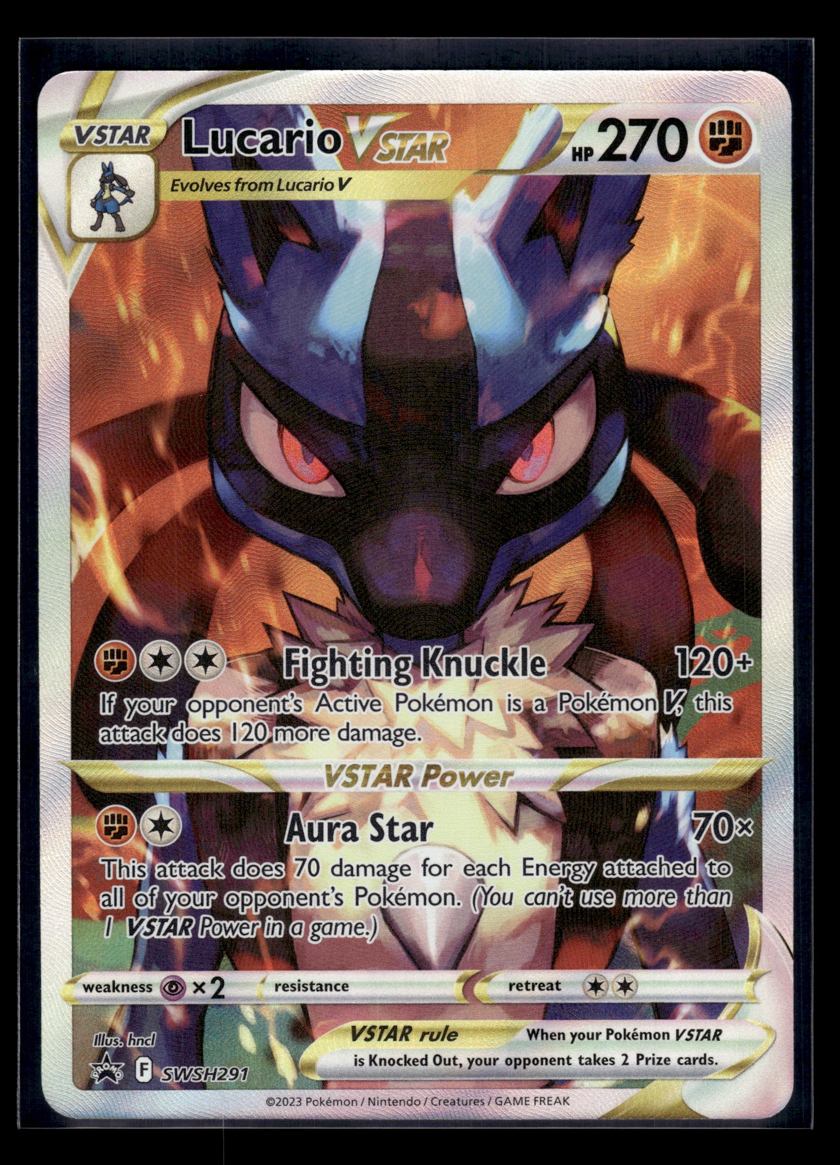 Lucario VSTAR #SWSH291 Sword & Shield Promo VLP