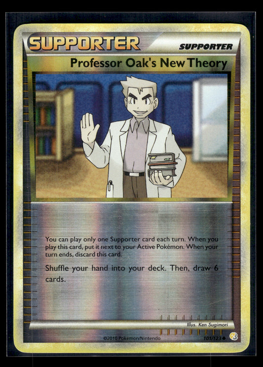 Professor Oak's New Theory #101/123 Reverse Holo HeartGold SoulSilver LP