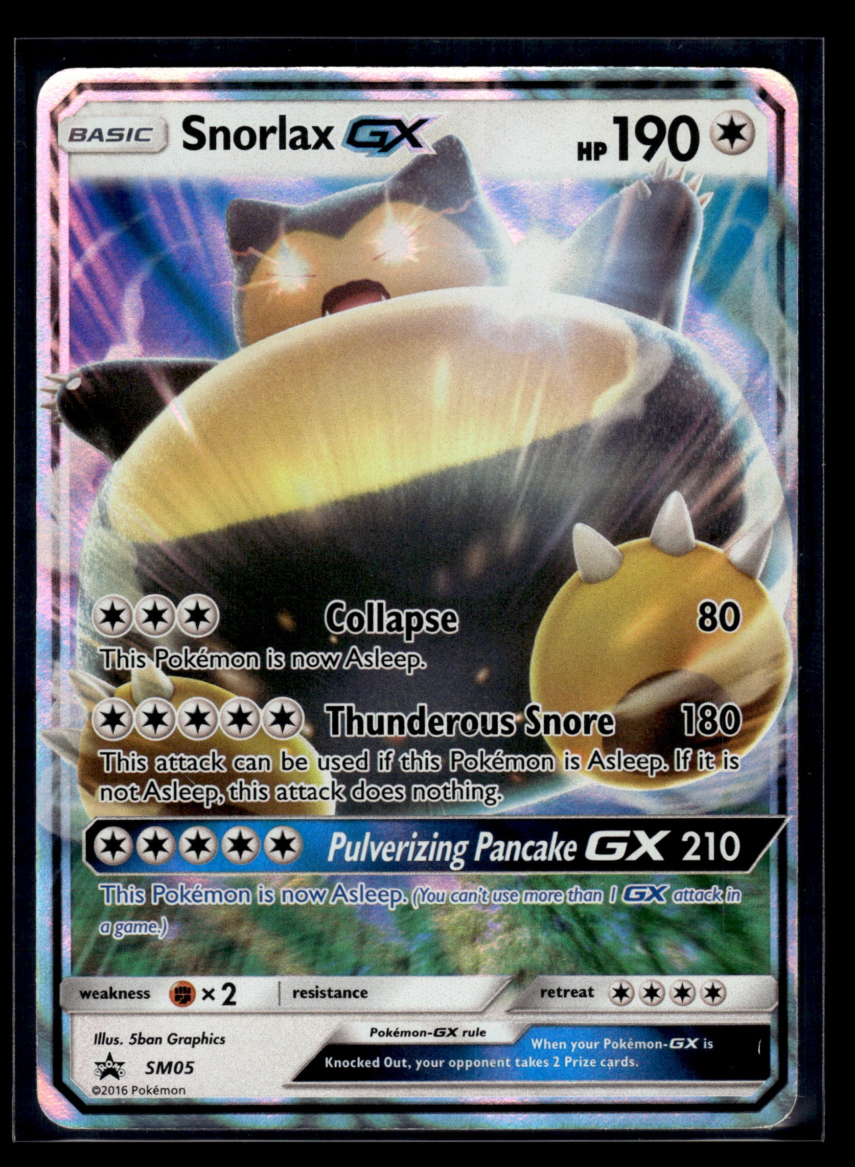 Snorlax GX #SM05 Sun & Moon Promo MP