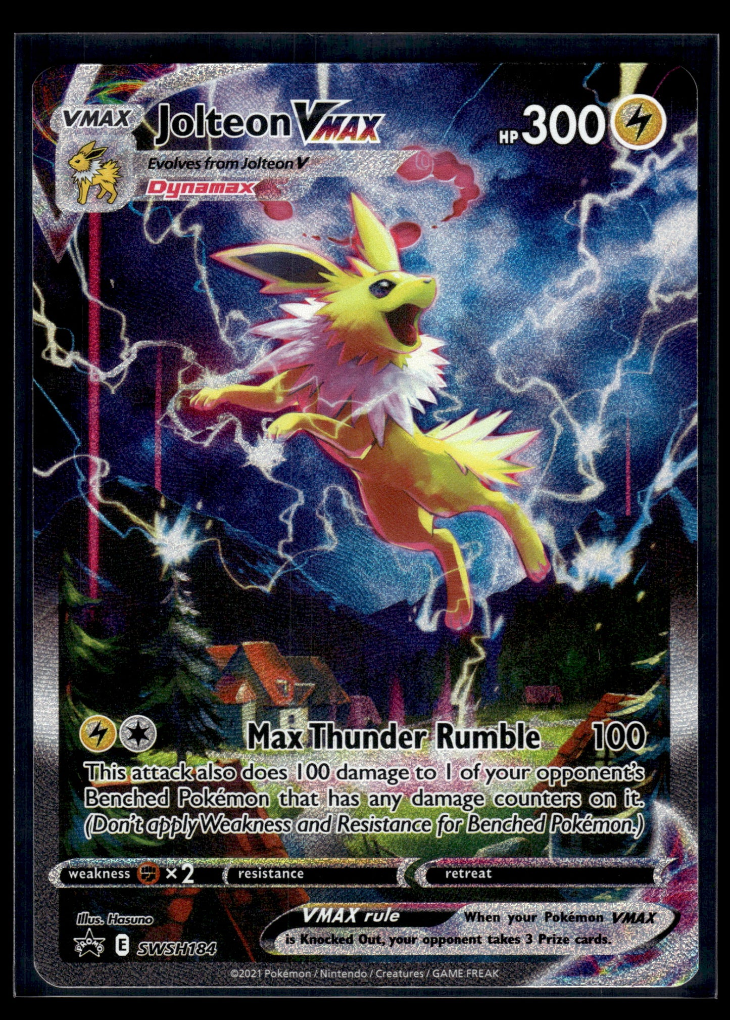 Jolteon VMAX #SWSH184 Sword & Shield Promo VLP