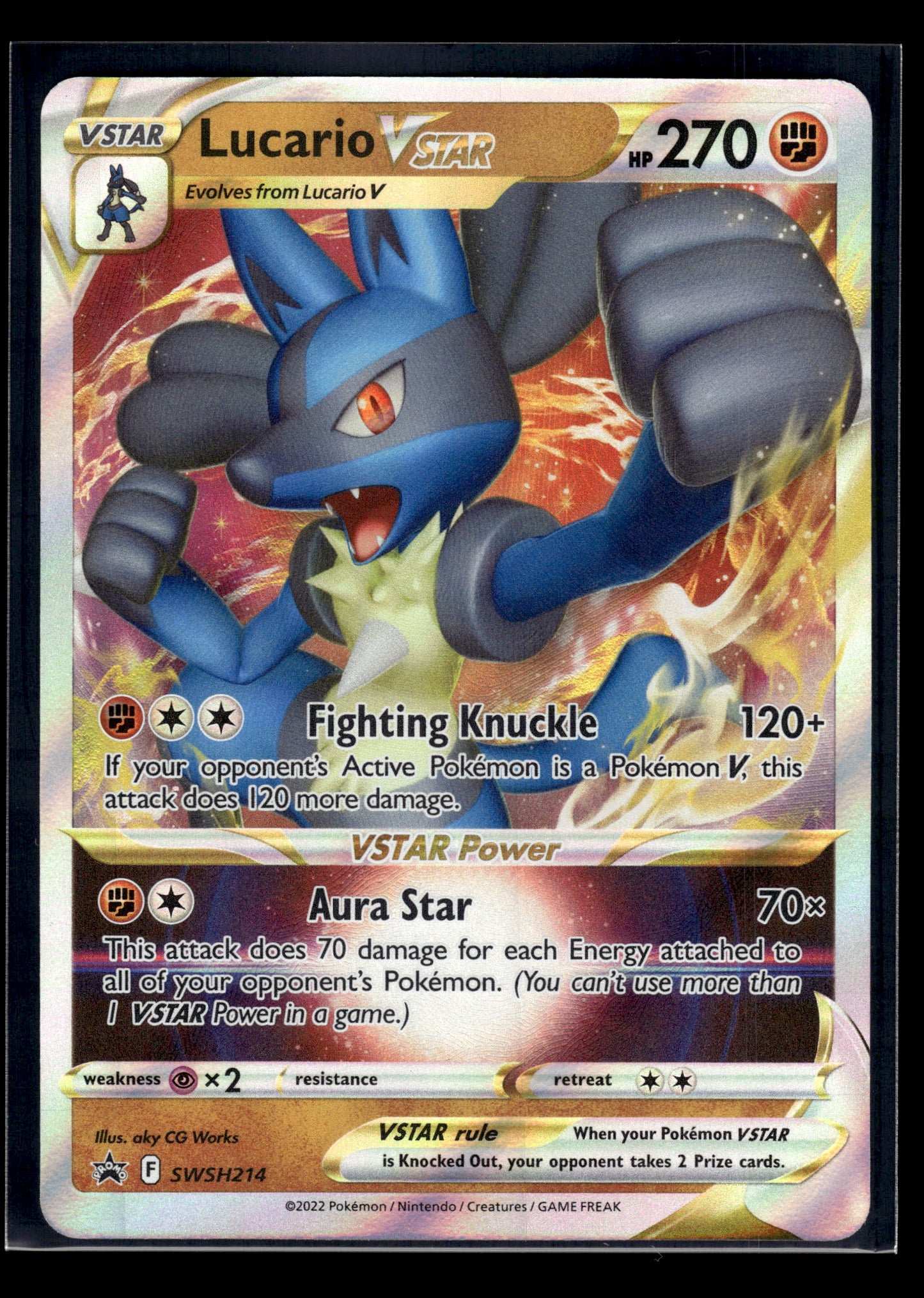 Lucario VSTAR #SWSH214 Sword & Shield Promo Cards NM