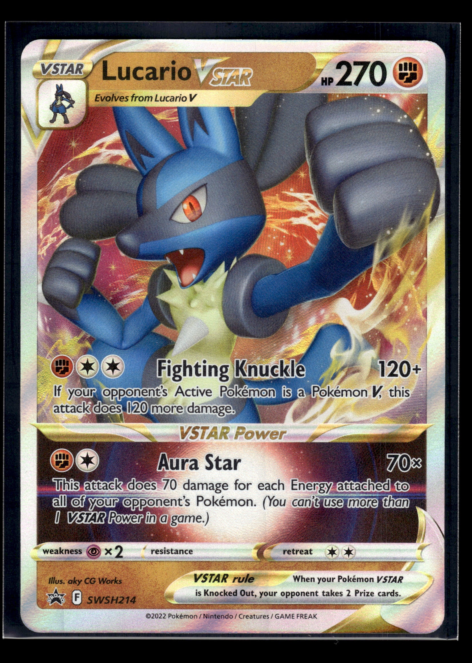 Lucario VSTAR #SWSH214 Sword & Shield Promo Cards NM