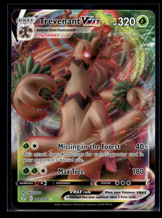 Trevenant VMAX #014/203 Evolving Skies NM