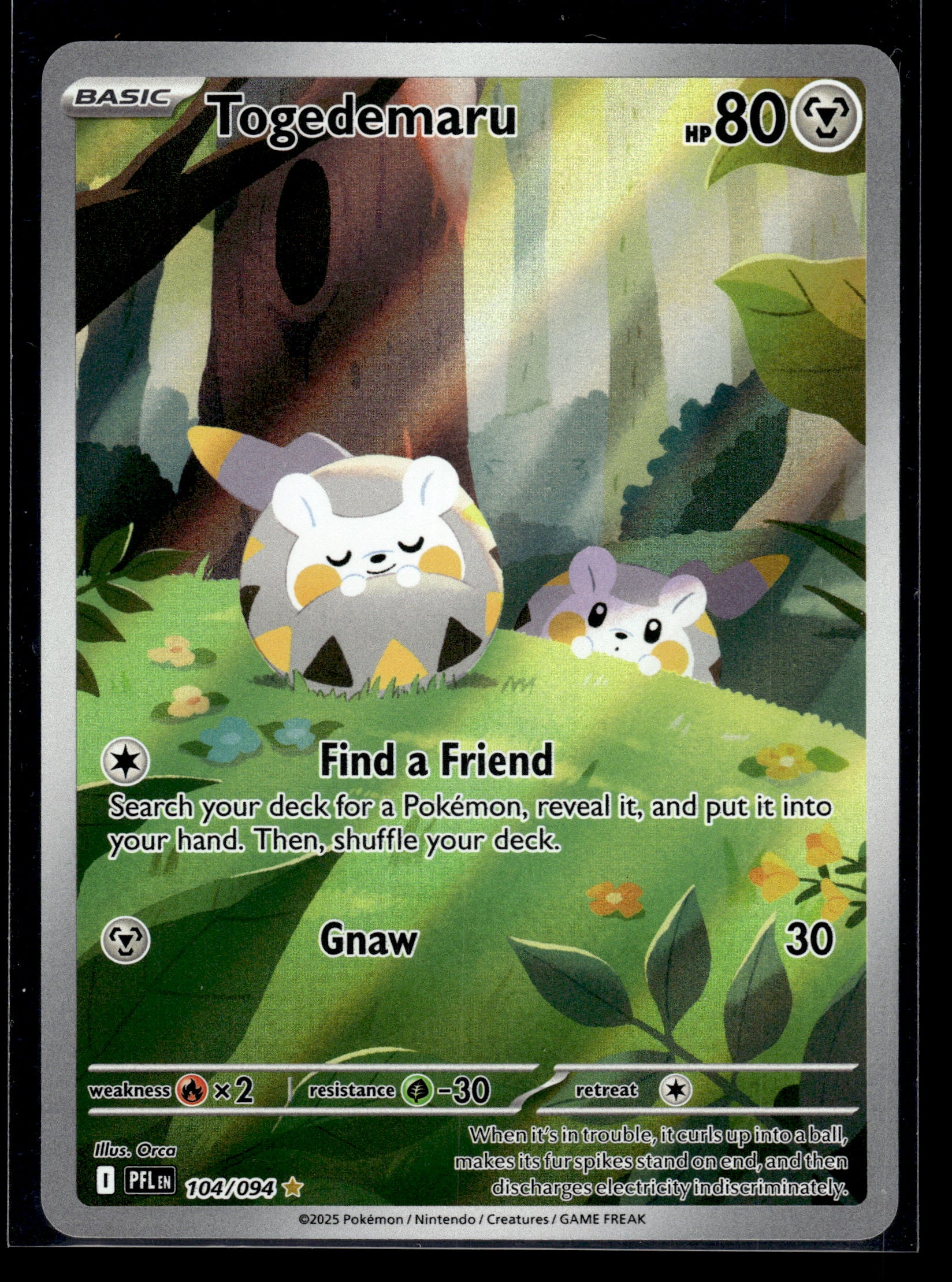 Togedemaru #104/094 Phantasmal Flames NM
