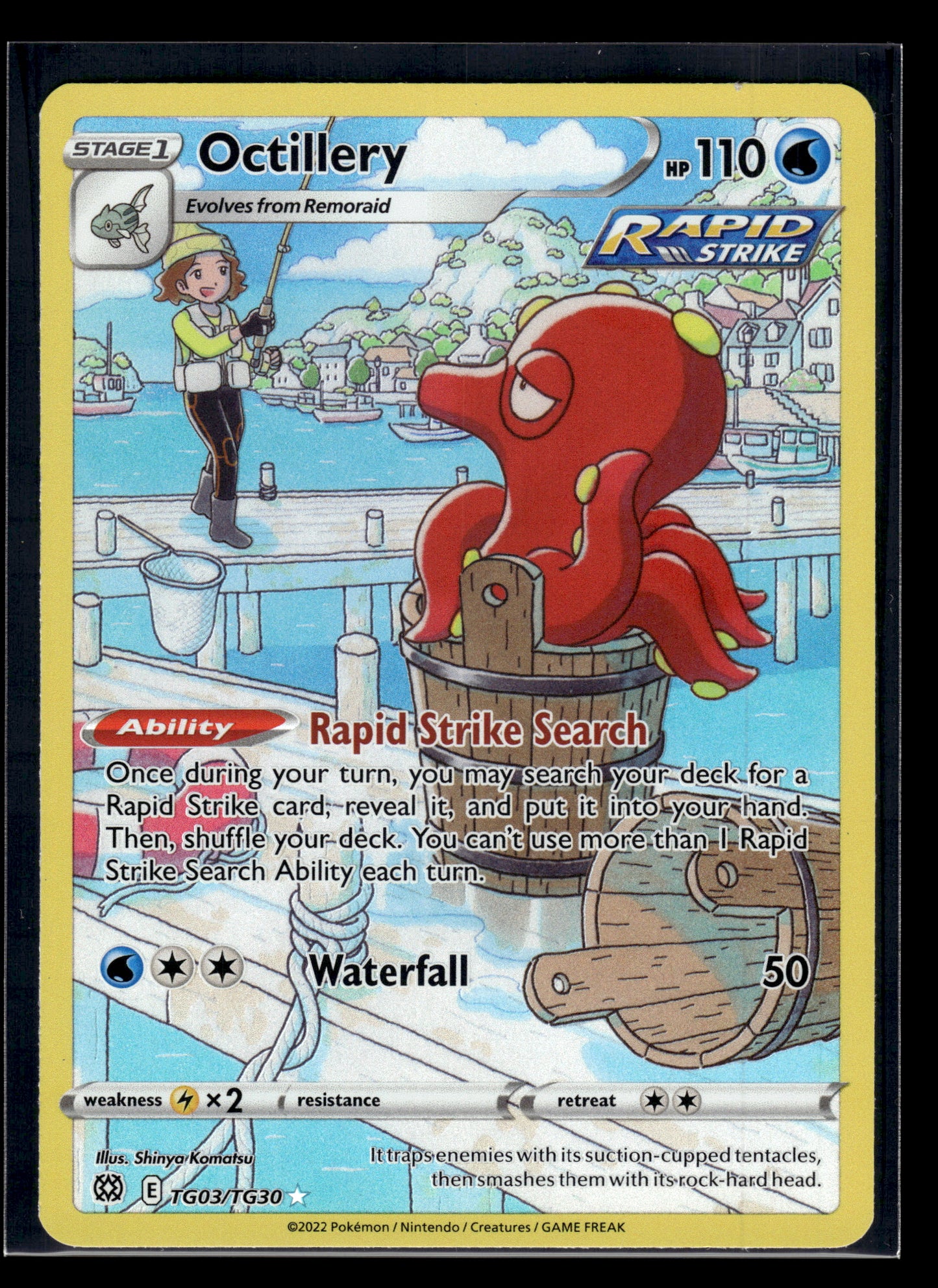Octillery #TG03/TG30 Brilliant Stars Trainer Gallery LP