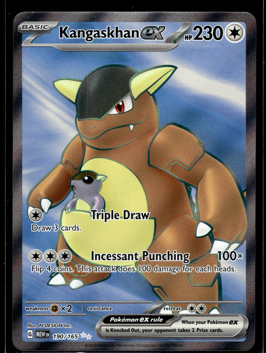 Kangaskhan ex #190/165 Scarlet & Violet 151 VLP