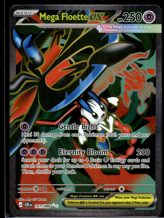Mega Floette ex #101/086 Chaos Rising NM