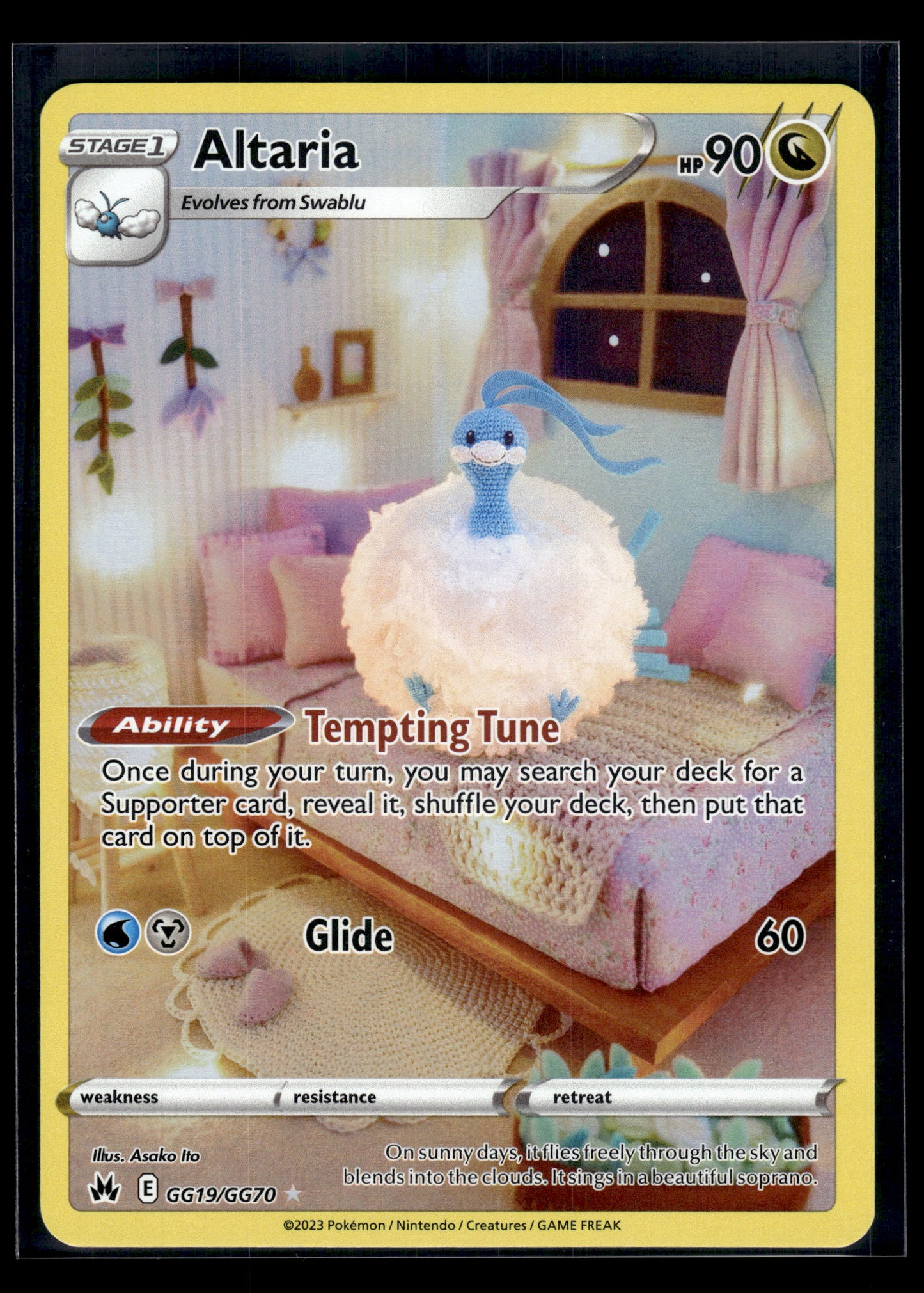 Altaria #GG19/GG70 Crown Zenith: Galarian Gallery VLP