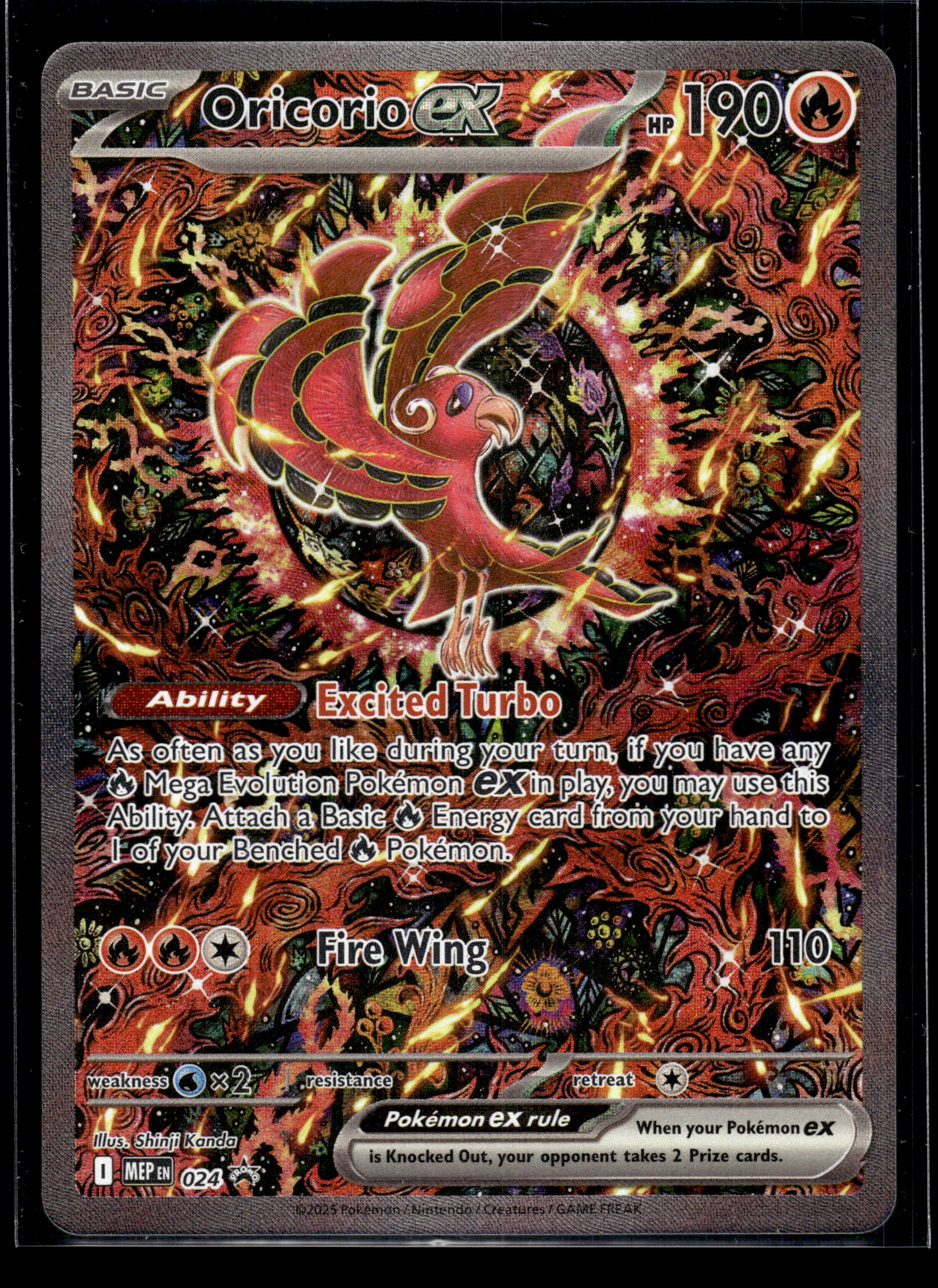 Oricorio ex #024 Mega Evolution Promo NM