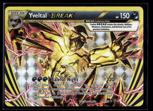 Yveltal BREAK #66/114 Steam Siege HP