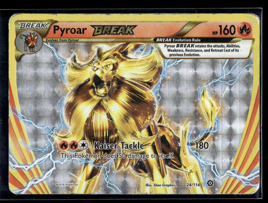 Pyroar BREAK #24/114 Steam Siege HP