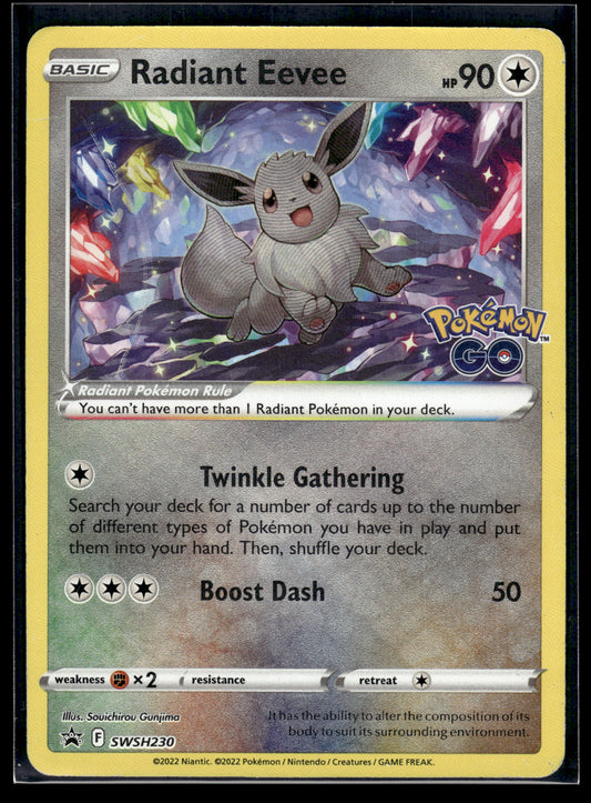 Radiant Eevee #SWSH230 Sword & Shield Promo Cards MP