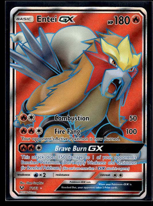 Entei GX (Full Art) #71/73 Shining Legends LP