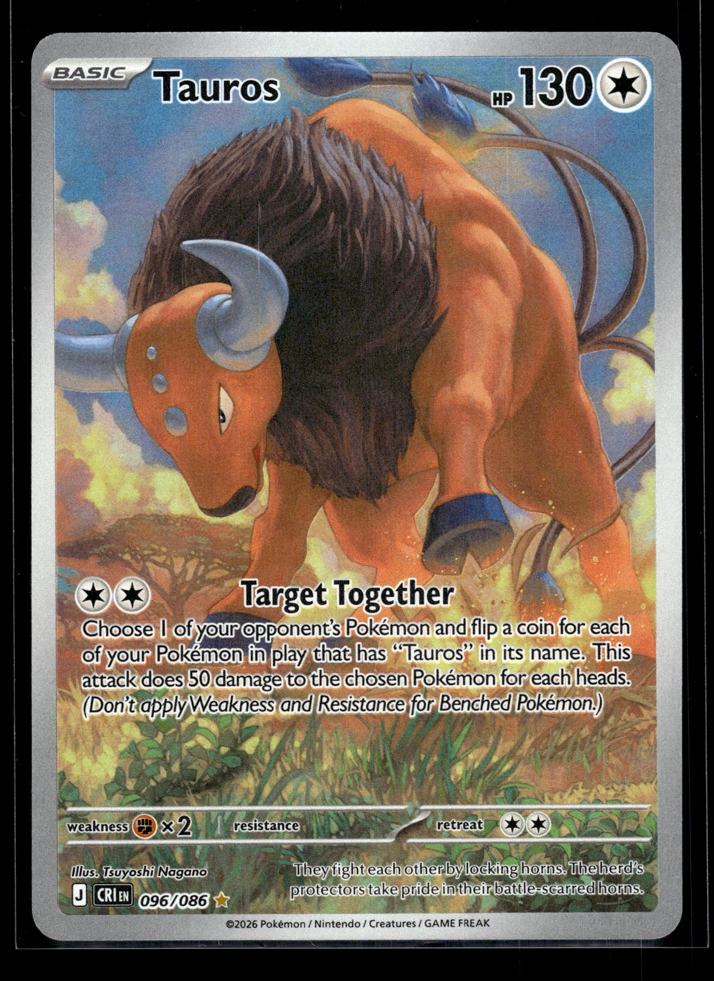 Tauros #096/086 Chaos Rising NM