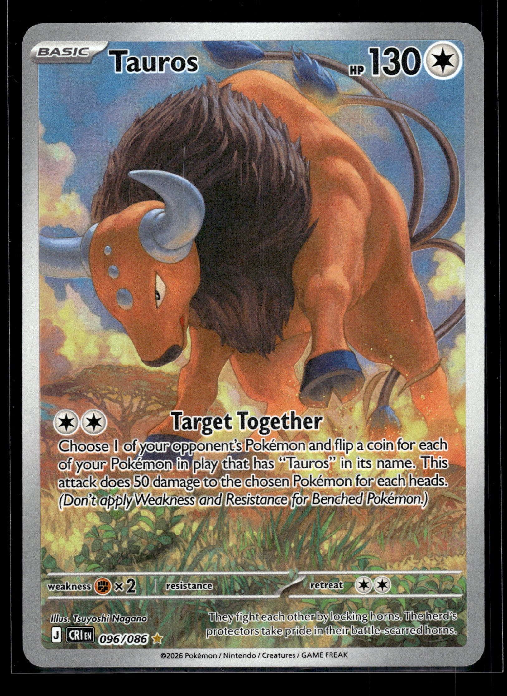 Tauros #096/086 Chaos Rising NM