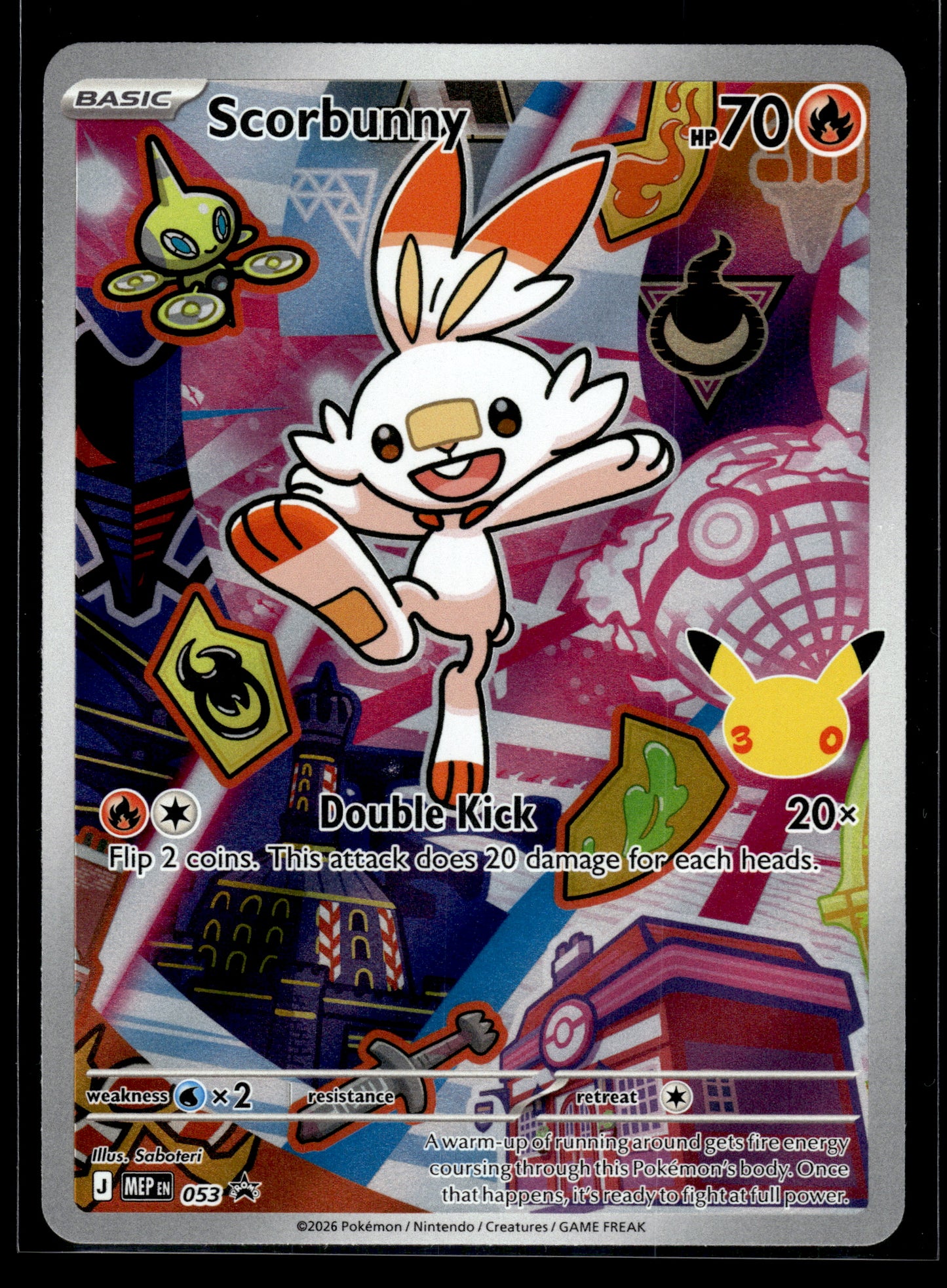 Scorbunny #053 Mega Evolution Promo NM