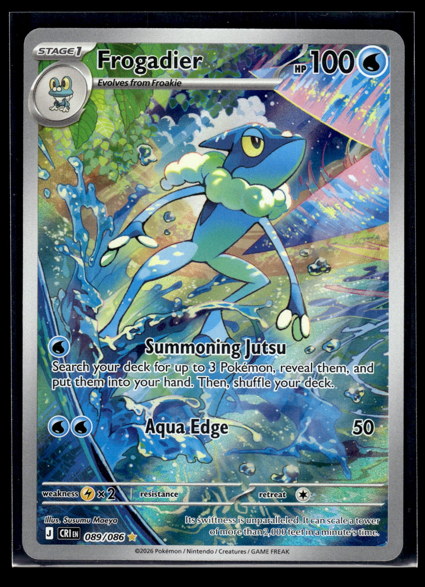 Frogadier #089/086 Chaos Rising NM