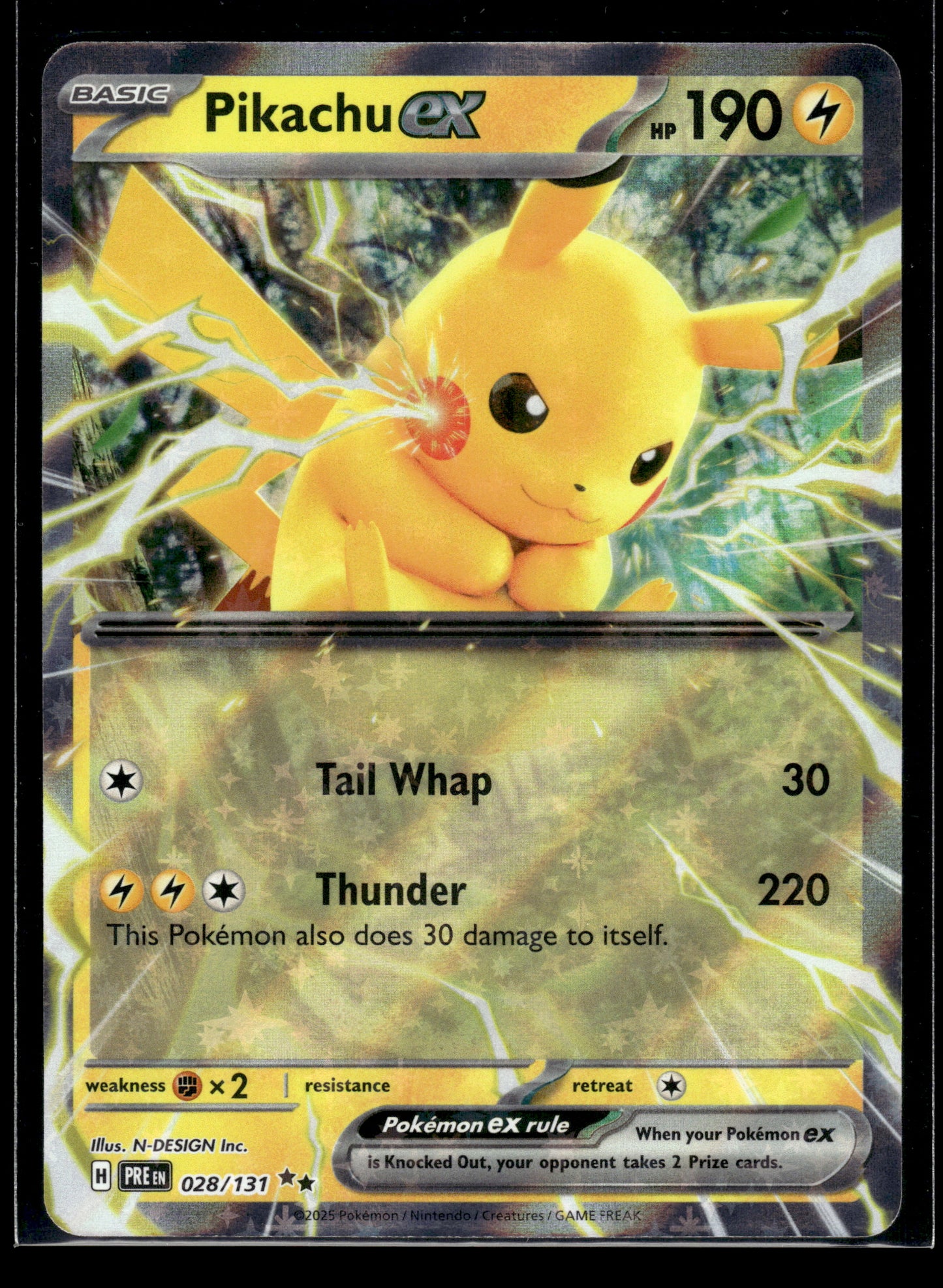 Pikachu ex #028/131 Prismatic Evolutions VLP