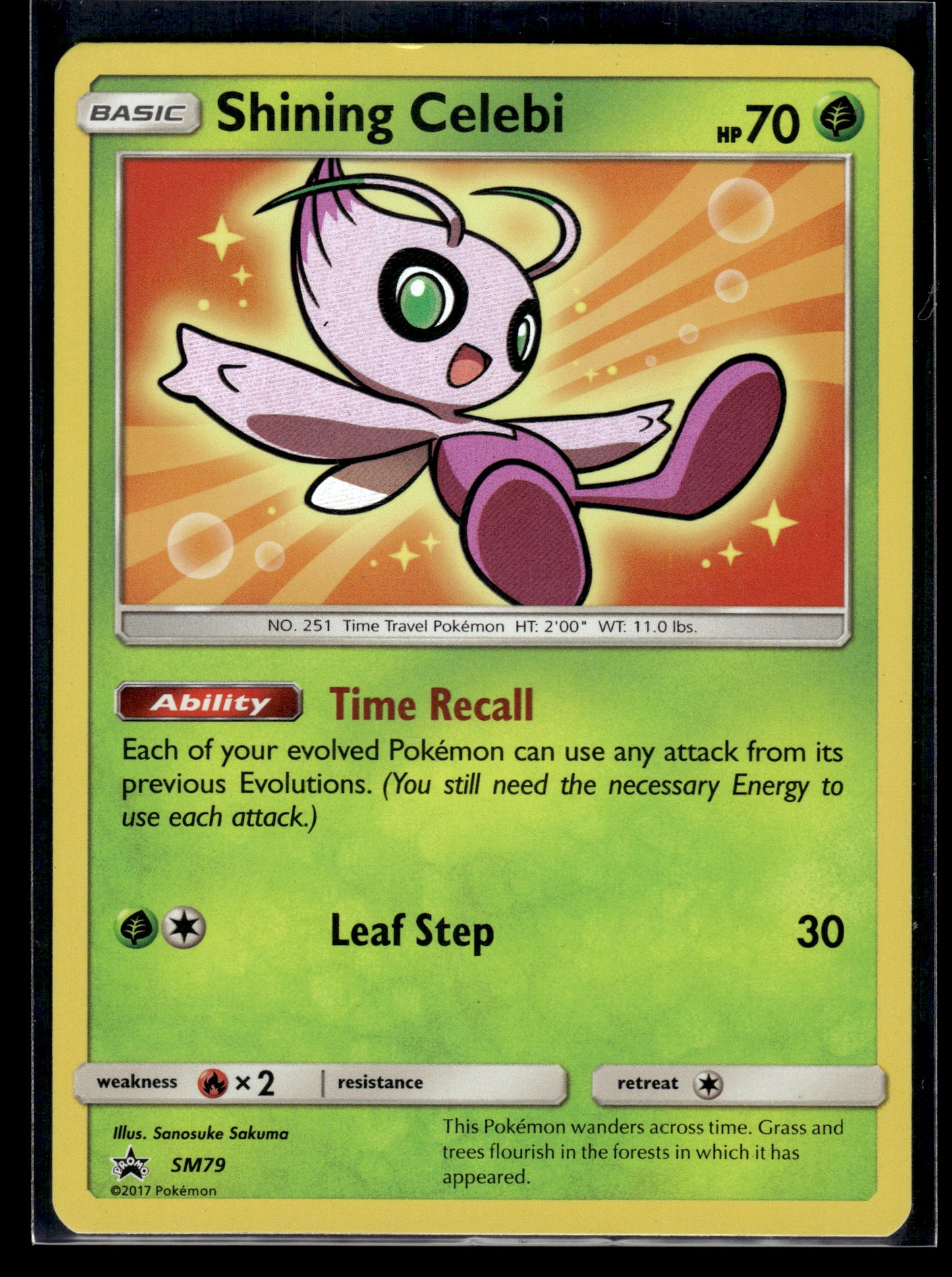 Shining Celebi #SM79 SM Promos LP