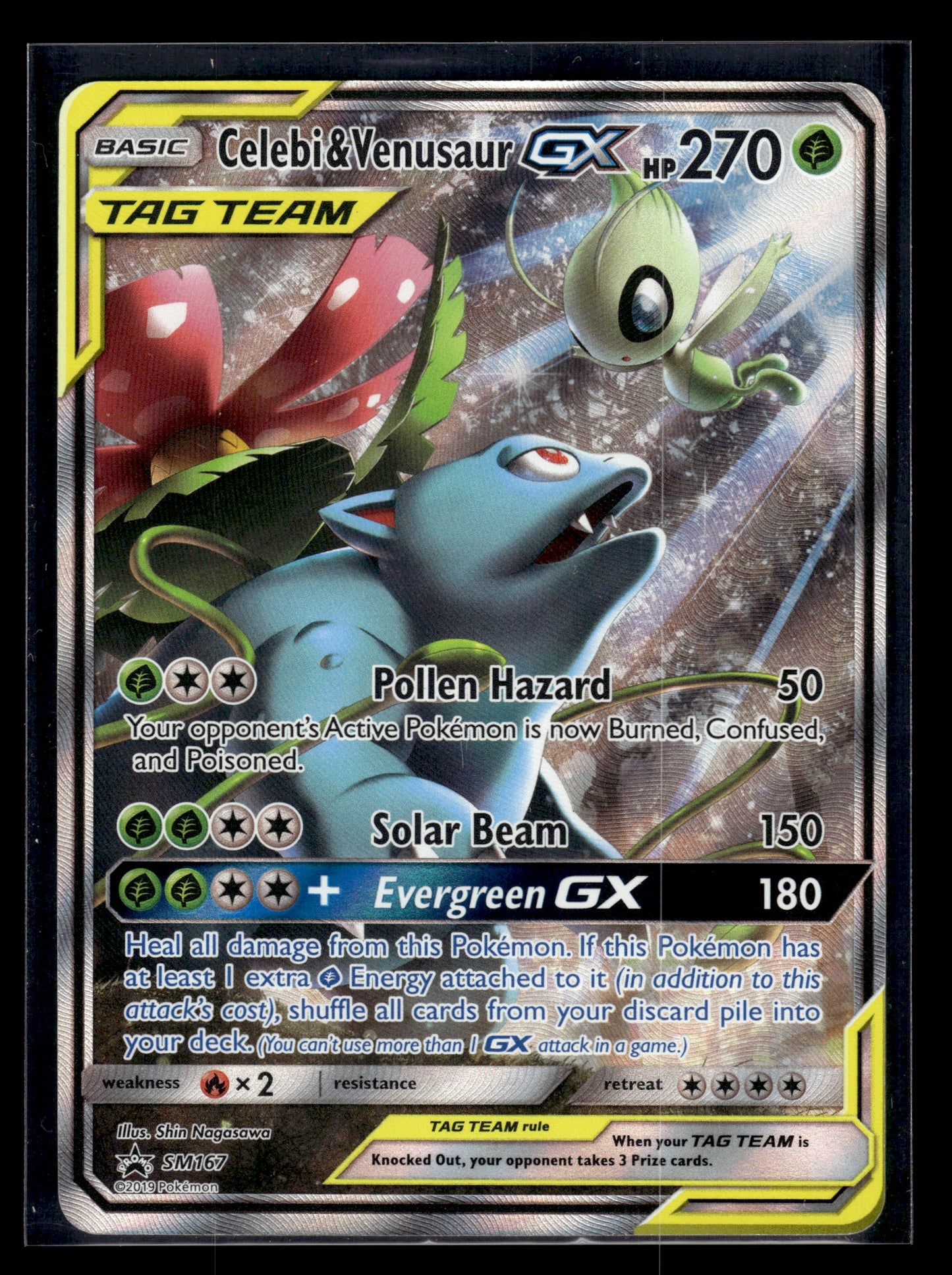 Celebi & Venusaur GX #SM167 SM Promos LP