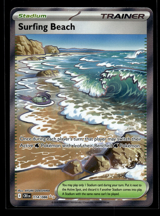 Surfing Beach #114/086 Chaos Rising NM
