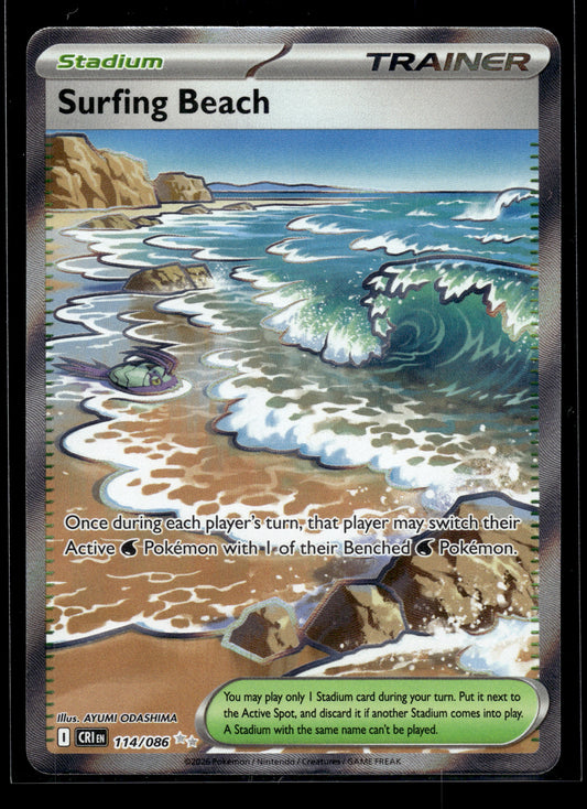 Surfing Beach #114/086 Chaos Rising NM