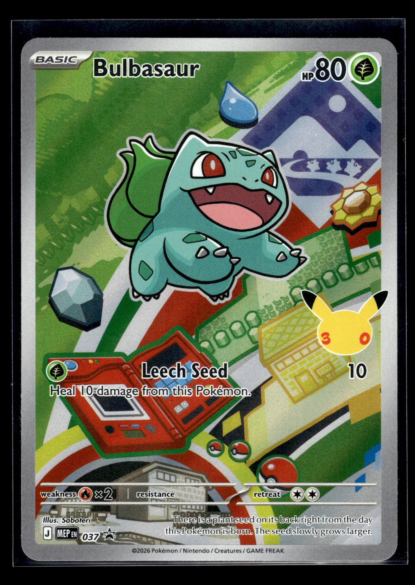 Bulbasaur #037 Mega Evolution Promo NM