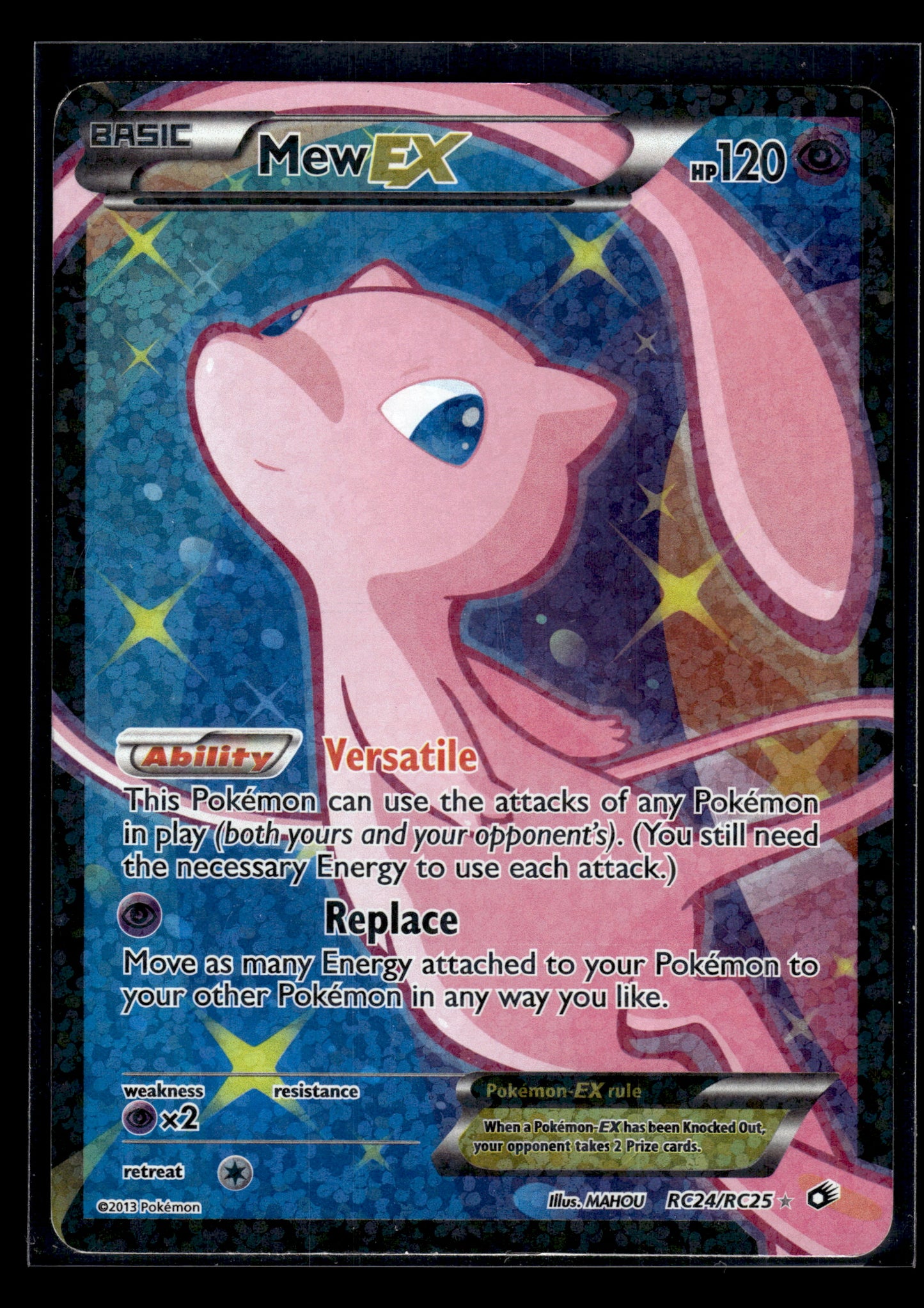 Mew EX (Full Art) #RC24/RC25 Legendary Treasures: Radiant Collection MP