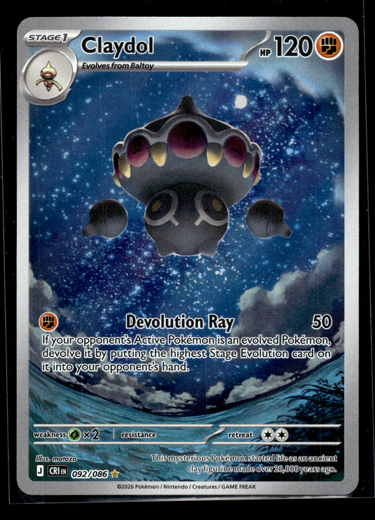 Claydol #092/086 Chaos Rising VLP